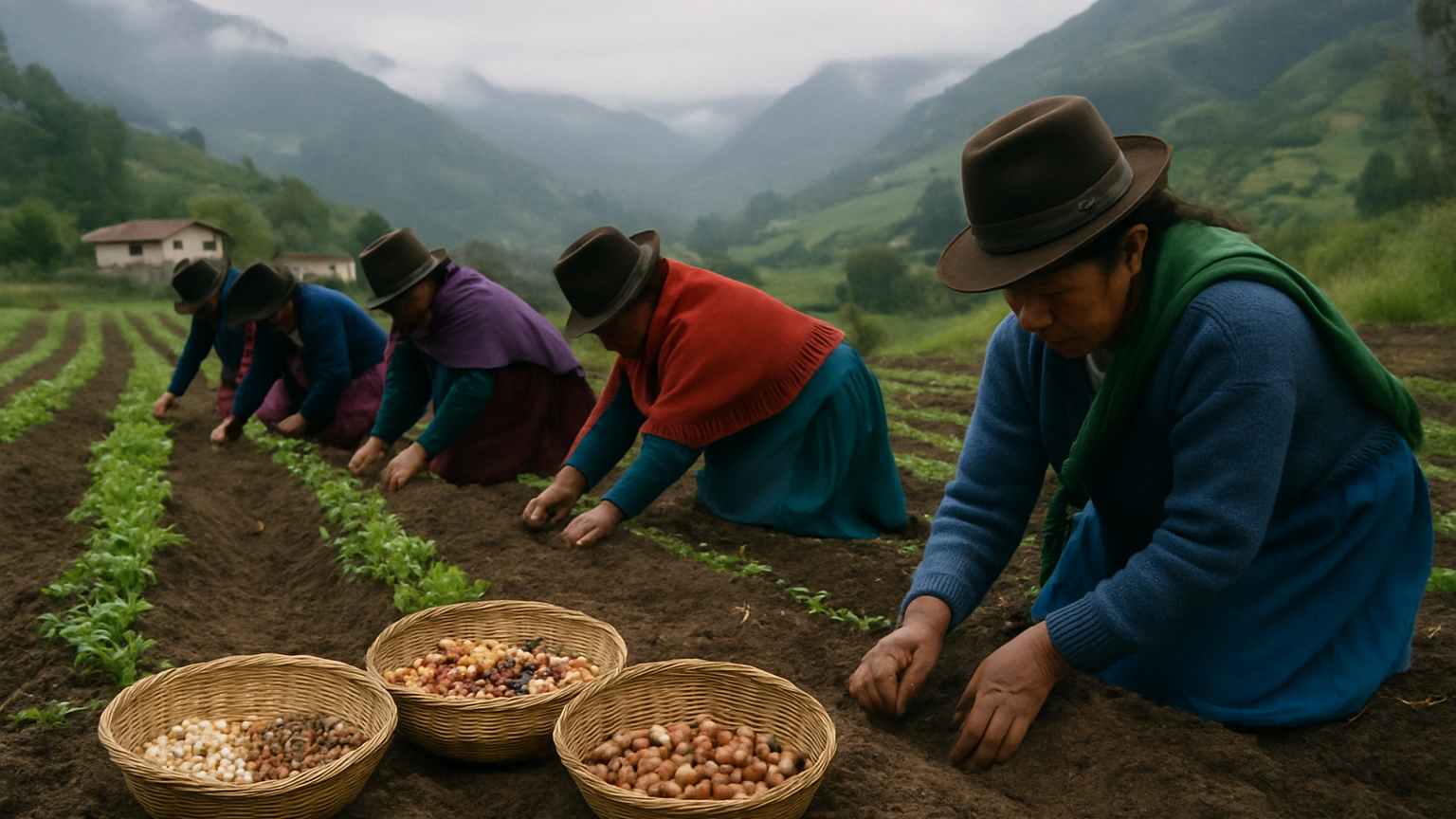 Agricultura familiar en Sayausí: mujeres resguardan semillas nativas