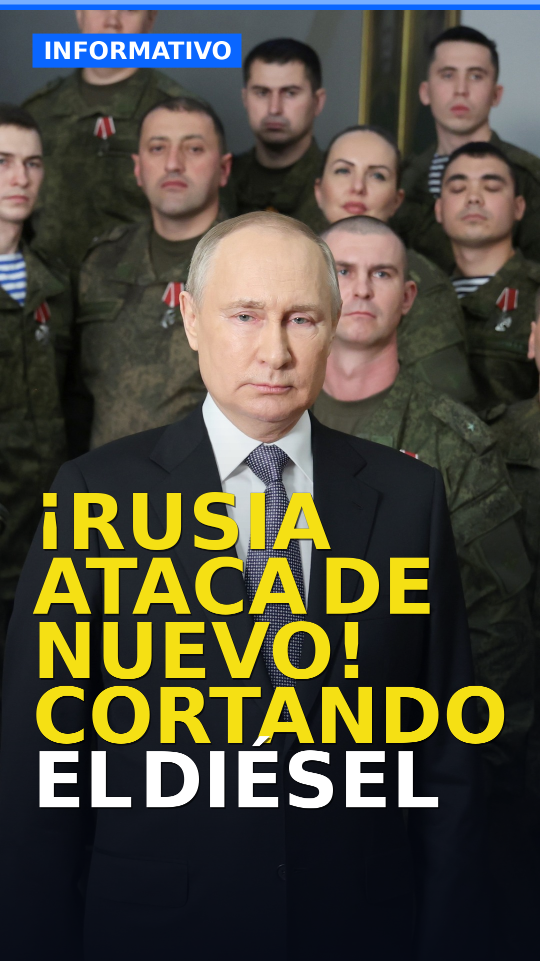 ¡RUSIA  ATACA DE NUEVO! CORTANDO EL DIÉSEL